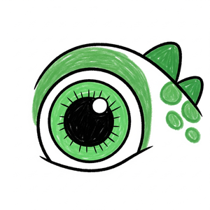 A Close-Up of a Large, Friendly Dinosaur Eye